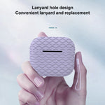 Wave Pattern Silicone Earphone Case, For AirPods Pro 2
