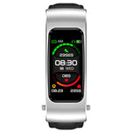 K60 1.08 inch Leather Band Earphone Detachable Life Waterproof Smart Watch Support Bluetooth Call, Leather Band (Black Silver), Leather Band (Black), Leather Band (Brown Silver)