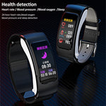 K60 1.08 inch Leather Band Earphone Detachable Life Waterproof Smart Watch Support Bluetooth Call, Leather Band (Black Silver), Leather Band (Black), Leather Band (Brown Silver)
