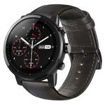 Oil Wax Genuine Leather Watch Band, For Amazfit GTR 47mm / Pace / Stratos, For Amazfit 2 Stratos, For Ticwatch Pro / E2 / S2, For Pebble Gen 1, For Pebble Time