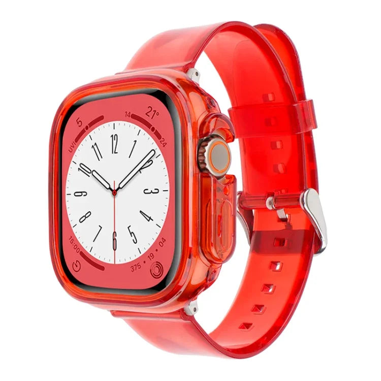 Glacier Jelly Clear TPU Case Watch Band, For Apple Watch Ultra 3 / 2 / 1 49mm