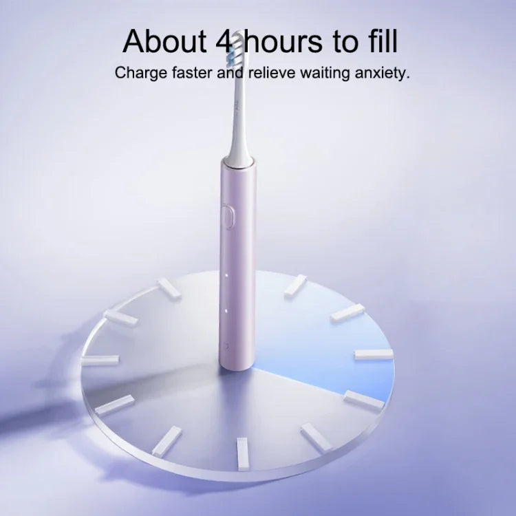 Original Xiaomi Mijia Sonic Electric Toothbrush T302, T302 (Purple), T302 (Black), T302 (Silver)
