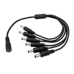 DC Female to DC Male Power Connection Extension Cable, 0.37m 4 in 1, 0.42m 8 in 1, 0.37m 2 in 1, 0.37m 6 in 1, 0.37m 3 in 1, 0.5m 16 in 1