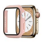 Shockproof PC+Tempered Glass Watch Protective Case, For Apple Watch Series 9 / 8 / 7 41mm, For Apple Watch Series 9 / 8 / 7 45mm