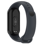 Solid Color Stainless Steel Plug Replacement Watch Band, For Xiaomi Mi Band 8