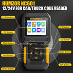 HUMZOR NC601 Car and Truck OBD2 Scan Tool Diagnostic Tool, NC601