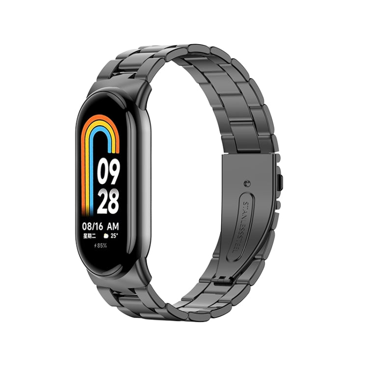 Milanese Three-bead Metal Watch Band, For Xiaomi Mi Band 8