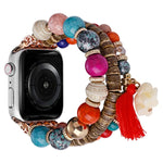 Beads Elephant Pendant Watch Band, For Apple Watch 2 42 mm, For Apple Watch 2 38mm, For Apple Watch 42mm, For Apple Watch 38mm
