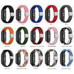 Adjustable Nylon Braided Steel Buckle Watch Band, For Xiaomi Mi Band 8