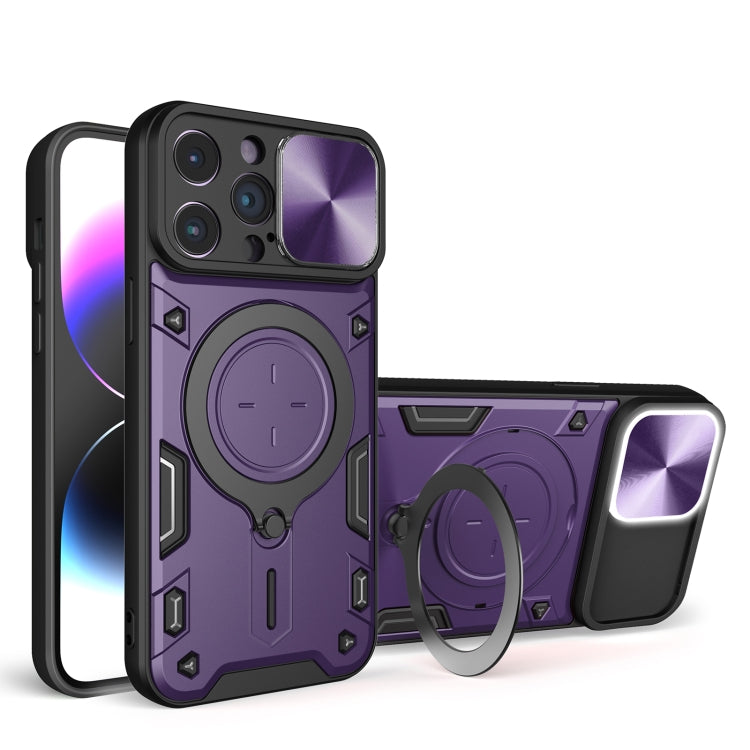 CD Texture Sliding Camshield Magnetic Holder Phone Case, For iPhone 14 Pro Max, For iPhone 13 Pro Max, For iPhone 13 Pro, For iPhone 13, For iPhone 12, For iPhone 12 Pro Max, For iPhone 12 Pro, For iPhone 11 Pro Max