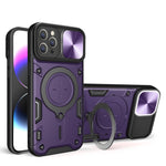 CD Texture Sliding Camshield Magnetic Holder Phone Case, For iPhone 14 Pro Max, For iPhone 13 Pro Max, For iPhone 13 Pro, For iPhone 13, For iPhone 12, For iPhone 12 Pro Max, For iPhone 12 Pro, For iPhone 11 Pro Max