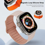 Loop Magnetic Silicone Watch Band, For Apple Watch SE 44mm, For Apple Watch 6 40mm, For Apple Watch 6 44mm