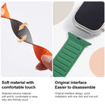 Loop Magnetic Silicone Watch Band, For Apple Watch 4 40mm, For Apple Watch 3 38mm, For Apple Watch 3 42mm