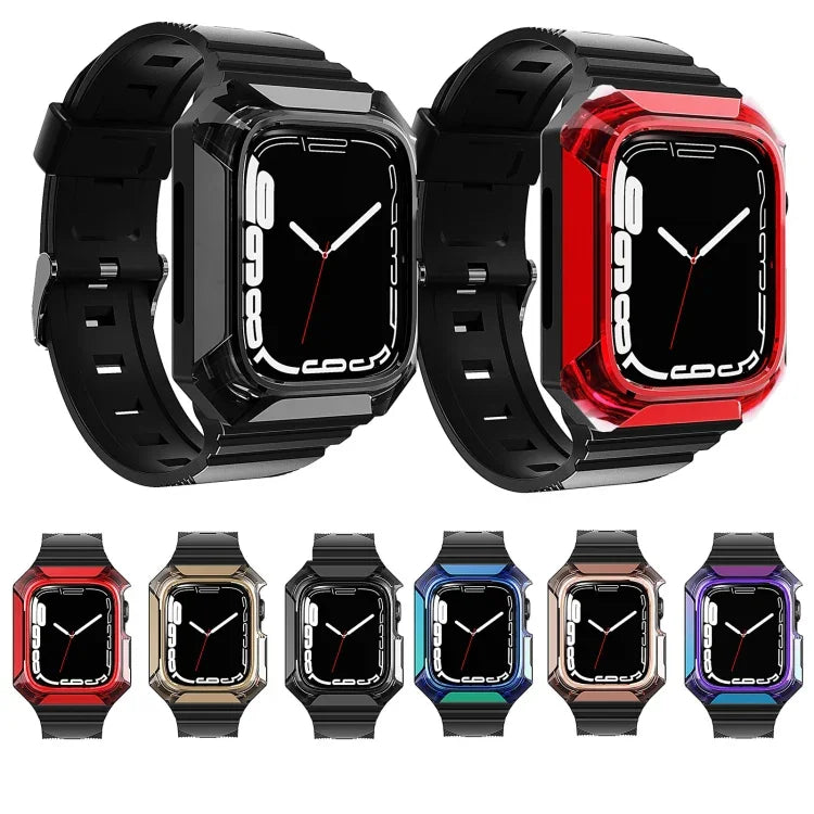 Armor Case Integrated TPU Watch Band, For Apple Watch 2 38mm, For Apple Watch 42mm, For Apple Watch 38mm