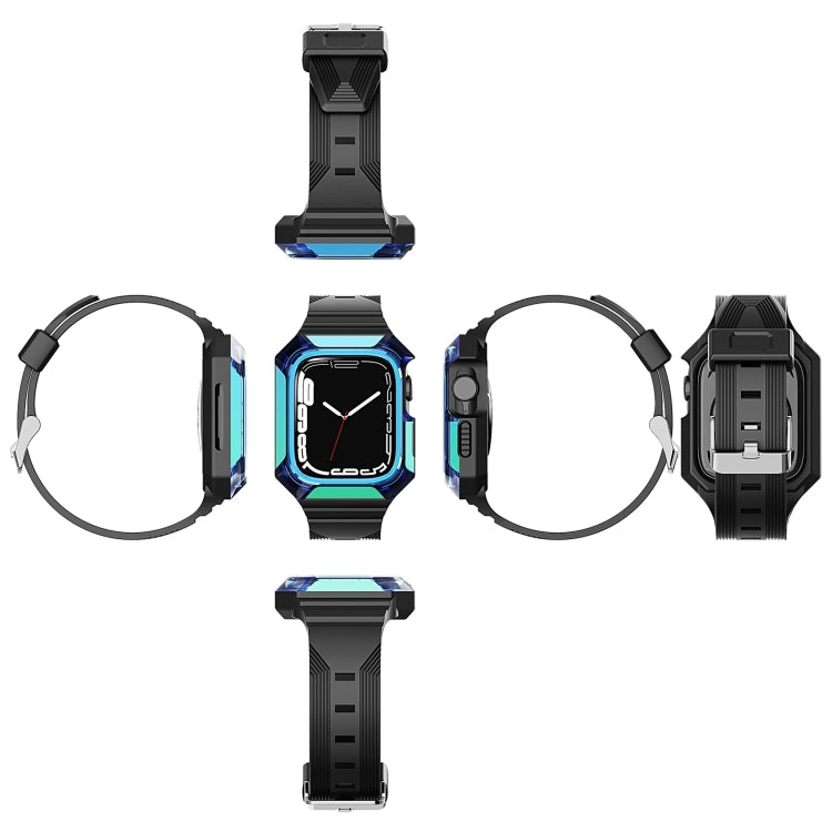 Armor Case Integrated TPU Watch Band, For Apple Watch SE 2025 / 2023 44mm, For Apple Watch SE 2025 / 2023 40mm, For Apple Watch Series 11 / 10 42mm, For Apple Watch Ultra 3 / 2 49mm, For Apple Watch 9 45mm, For Apple Watch 9 41mm                       ...