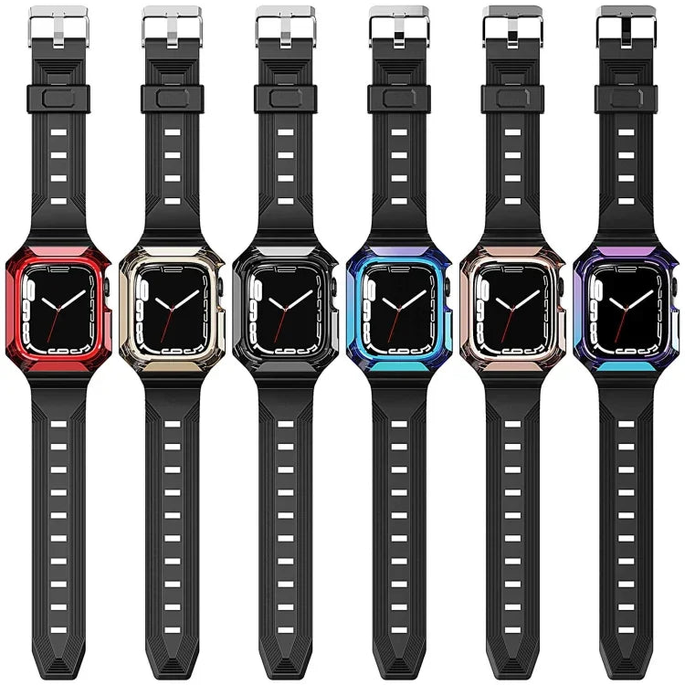 Armor Case Integrated TPU Watch Band, For Apple Watch 2 38mm, For Apple Watch 42mm, For Apple Watch 38mm