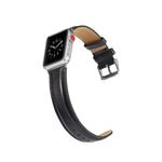 Crazy Horse Texture Top-grain Leather Watchband, For Apple Watch Series 7 41mm / 6 & SE & 5 & 4 40mm / 3 & 2 & 1 38mm, For Apple Watch Series 7 45mm / 6 & SE & 5 & 4 44mm / 3 & 2 & 1 42mm