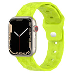Football Texture Silicone Watch Band, For Apple Watch 8 41mm, For Apple Watch 8 45mm, For Apple Watch SE 2022 40mm, For Apple Watch SE 2022 44mm