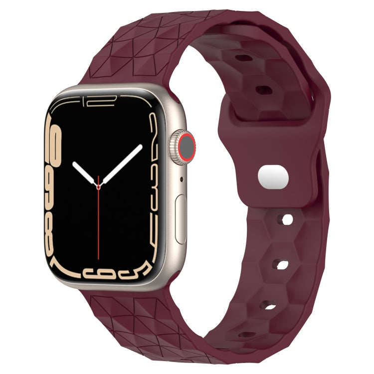 Football Texture Silicone Watch Band, For Apple Watch 6 40mm, For Apple Watch 6 44mm, For Apple Watch 5 44mm, For Apple Watch 5 40mm