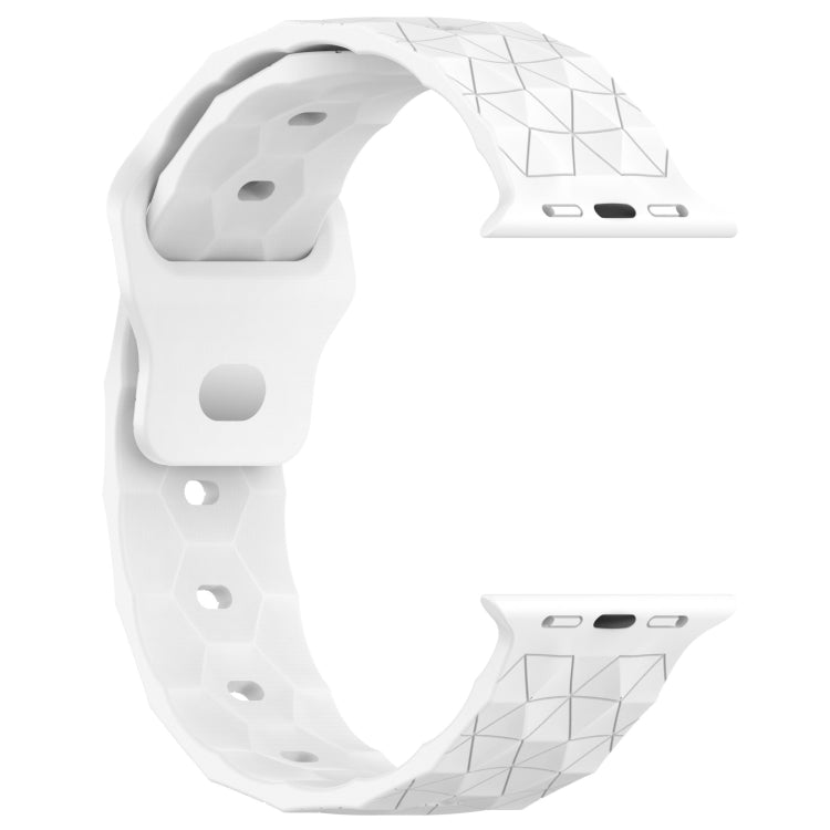 Football Texture Silicone Watch Band, For Apple Watch 4 44mm, For Apple Watch 4 40mm, For Apple Watch 3 38mm, For Apple Watch 3 42mm