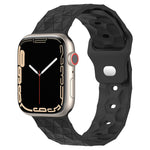 Football Texture Silicone Watch Band, For Apple Watch 4 44mm, For Apple Watch 4 40mm, For Apple Watch 3 38mm, For Apple Watch 3 42mm