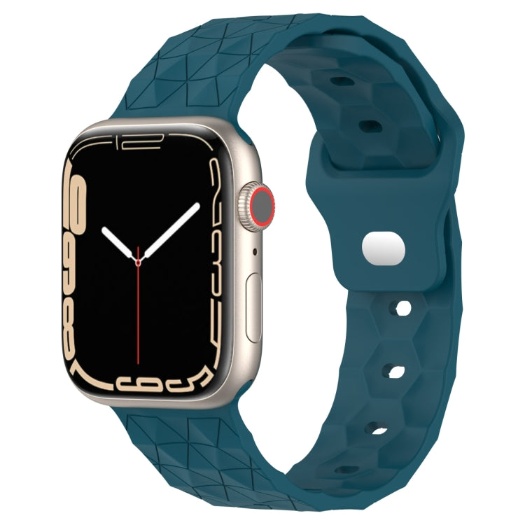 Football Texture Silicone Watch Band, For Apple Watch Series 10 46mm, For Apple Watch Series 10 42mm, For Apple Watch SE 2023 44mm, For Apple Watch SE 2023 40mm
