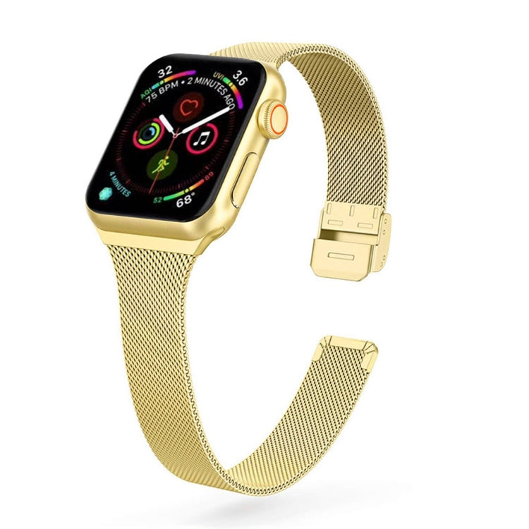 Milanese Stainless Steel Watchband, For Apple Watch Series 8&7 41mm / SE 2&6&SE&5&4 40mm / 3&2&1 38mm, For Apple Watch Ultra 49mm / Series 8&7 45mm / SE 2&6&SE&5&4 44mm / 3&2&1 42mm, For Apple Watch Series 7 45mm / 6 & SE & 5 & 4 44mm / 3 & 2 & 1 42mm ...
