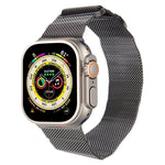Milanese Metal Magnetic Watch Band, For Apple Watch SE 2023 40mm, For Apple Watch Ultra 2 49mm, For Apple Watch 8 45mm