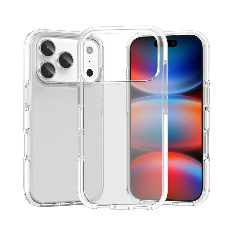 Two-color Shockproof High Transparency TPU Phone Case, For iPhone 17 Pro Max, For iPhone 17 Pro, For iPhone 17, For iPhone Air, For iPhone 16 Pro Max, For iPhone 16 Pro, For iPhone 16 Plus, For iPhone 16, For iPhone 15 Pro Max, For iPhone 15 Pro       ...