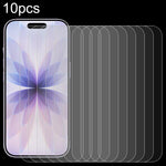 10pcs 0.26mm 9H 2.5D High Aluminum Tempered Glass Film, For iPhone 17 Pro Max, For iPhone 17 Pro / 17, For iPhone Air, For iPhone 16 Pro Max, For iPhone 16 Pro, For iPhone 16 Plus, For iPhone 16, For iPhone 15 Plus / 15 Pro Max, For iPhone 15 / 15 Pro