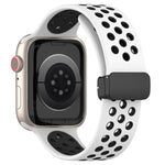 Magnetic Buckle Silicone Watch Band, For Apple Watch 8 41mm, For Apple Watch 8 45mm, For Apple Watch Ultra 2 49mm