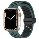 Magnetic Buckle Silicone Watch Band, For Apple Watch 8 41mm, For Apple Watch 8 45mm, For Apple Watch Ultra 2 49mm