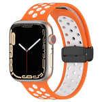 Magnetic Buckle Silicone Watch Band, For Apple Watch 6 44mm, For Apple Watch 5 44mm, For Apple Watch 5 40mm