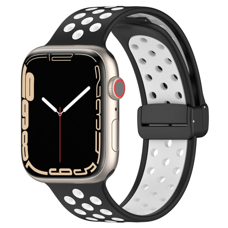 Magnetic Buckle Silicone Watch Band, For Apple Watch 6 44mm, For Apple Watch 5 44mm, For Apple Watch 5 40mm