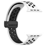 Magnetic Buckle Silicone Watch Band, For Apple Watch 4 44mm, For Apple Watch 4 40mm, For Apple Watch 3 38mm