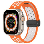 Magnetic Buckle Silicone Watch Band, For Apple Watch 8 41mm, For Apple Watch 8 45mm, For Apple Watch Ultra 2 49mm