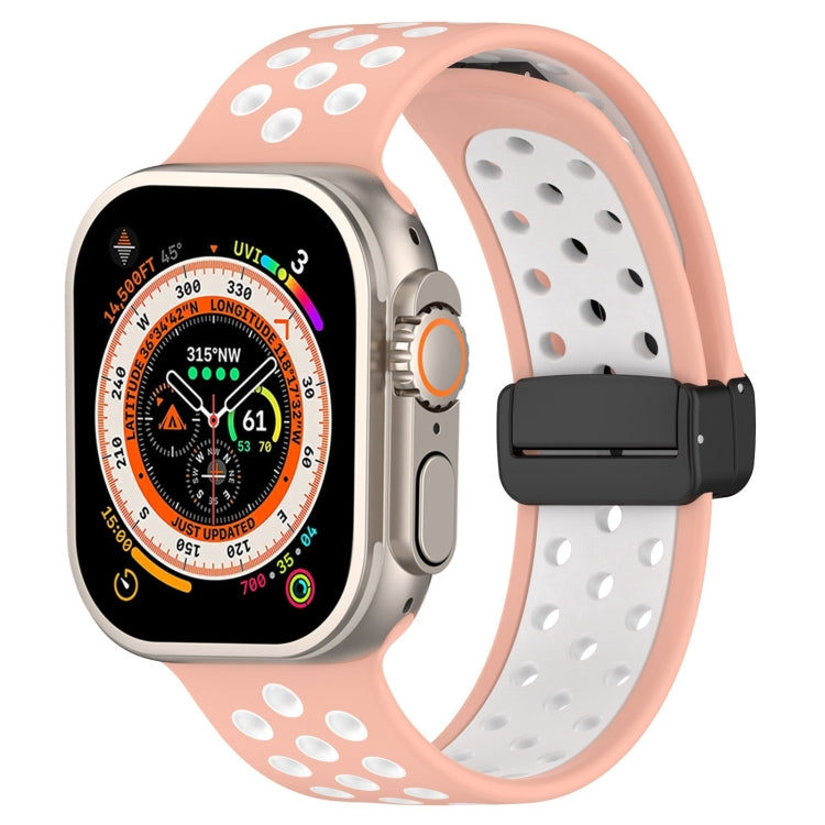Magnetic Buckle Silicone Watch Band, For Apple Watch 8 41mm, For Apple Watch 8 45mm, For Apple Watch Ultra 2 49mm