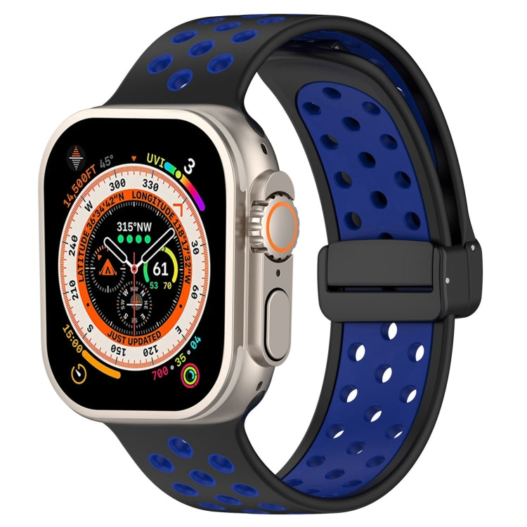 Magnetic Buckle Silicone Watch Band, For Apple Watch 8 41mm, For Apple Watch 8 45mm, For Apple Watch Ultra 2 49mm