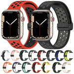 Magnetic Buckle Silicone Watch Band, For Apple Watch 3 42mm, For Apple Watch 2 42mm, For Apple Watch 2 38mm