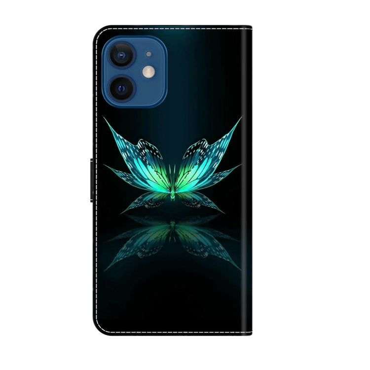 Crystal 3D Shockproof Protective Leather Phone Case, For iPhone 12 mini / 13 mini, For iPhone 12 / 12 Pro