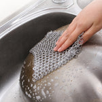 Stainless Steel Round Iron Cleaner Pot Brush Scrubber Home Cookware Kitchen Cleaning Tool, 4 x 4 inch, 5 x 5 inch, 6 x 6 inch, 7 x 7 inch, 8 x 8 inch