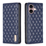 Diamond Lattice Magnetic Leather Flip Phone Case, For iPhone 18 Pro/17 Pro, For iPhone 18 Pro Max/17 Pro Max, For iPhone 17, For iPhone 17 Air, For iPhone 16 Pro Max, For iPhone 16 Pro, For iPhone 16 Plus, For iPhone 16