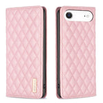 Diamond Lattice Magnetic Leather Flip Phone Case, For iPhone 18 Pro/17 Pro, For iPhone 18 Pro Max/17 Pro Max, For iPhone 17, For iPhone 17 Air, For iPhone 16 Pro Max, For iPhone 16 Pro, For iPhone 16 Plus, For iPhone 16