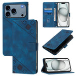 Skin-feel Embossed Leather Phone Case, For iPhone 17 Pro Max, For iPhone 17 Pro, For iPhone 17, For iPhone Air, For iPhone SE 2024, For iPhone 16 Pro Max, For iPhone 16 Pro, For iPhone 16 Plus