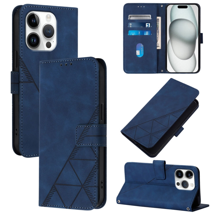 Crossbody 3D Embossed Flip Leather Phone Case, For iPhone 16e / 17e, For iPhone 17 Pro Max, For iPhone 17 Pro, For iPhone 17, For iPhone Air, For iPhone 16 Pro Max, For iPhone 16 Pro, For iPhone 16 Plus
