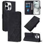 Crossbody 3D Embossed Flip Leather Phone Case, For iPhone 16e / 17e, For iPhone 17 Pro Max, For iPhone 17 Pro, For iPhone 17, For iPhone Air, For iPhone 16 Pro Max, For iPhone 16 Pro, For iPhone 16 Plus