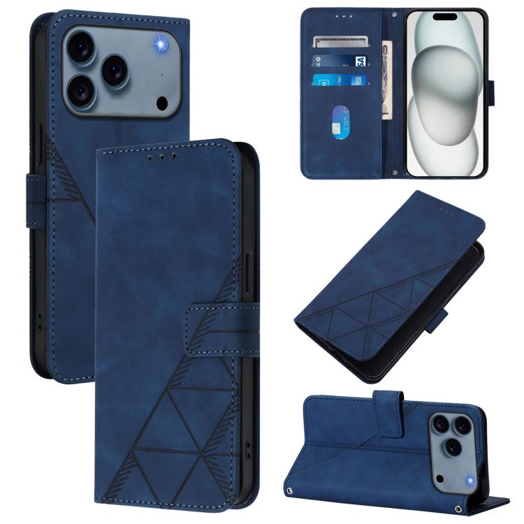Crossbody 3D Embossed Flip Leather Phone Case, For iPhone 16e / 17e, For iPhone 17 Pro Max, For iPhone 17 Pro, For iPhone 17, For iPhone Air, For iPhone 16 Pro Max, For iPhone 16 Pro, For iPhone 16 Plus