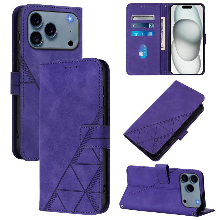 Crossbody 3D Embossed Flip Leather Phone Case, For iPhone 16e / 17e, For iPhone 17 Pro Max, For iPhone 17 Pro, For iPhone 17, For iPhone Air, For iPhone 16 Pro Max, For iPhone 16 Pro, For iPhone 16 Plus