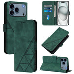 Crossbody 3D Embossed Flip Leather Phone Case, For iPhone 16e / 17e, For iPhone 17 Pro Max, For iPhone 17 Pro, For iPhone 17, For iPhone Air, For iPhone 16 Pro Max, For iPhone 16 Pro, For iPhone 16 Plus