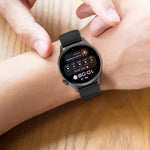 Solid Color Silicone Stainless Steel Silver Buckle Watch Band, Silver Buckle